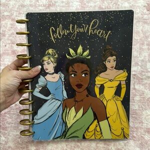 Disney Princess Happy Planner Big Size with Gold Accents